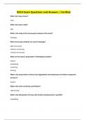 D514 Exam Questions and Answers &vert; Verified