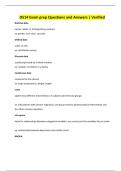 D514 Exam prep Questions and Answers &vert; Verified