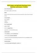 D514 Gingiva and Epithelial Attachment Exam Questions and Answers &vert; Verified
