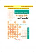 Test Bank For Timby's Fundamental Nursing Skills and Concepts 12th Edition by Loretta A Donnelly-Moreno ISBN 978-1975141769 Complete Guide 100&percnt; Verified A&plus; Grade Assured&excl;&excl;&excl; LATEST UPDATE&excl;&excl;&excl;&excl;&excl;