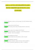 ANCC CARDIAC VASCULAR CERTIFICATION EXAMS REVIEW WITH VERIFIED QUESTIONS AND ANSWERS &lpar;1&rpar;