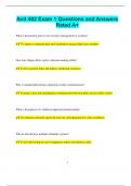 Avit 402 Exam 1 Questions and Answers  Rated A&plus;