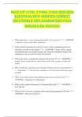 NACE CIP LEVEL 2 FINAL EXAM 2025&sol;2026  QUESTIONS WITH VERIFIED CORRECT  SOLUTIONS &vert;&vert; 100&percnt; GUARANTEED PASS   <BRAND NEW VERSION> 