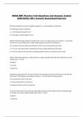 HOSA EMT Practice Test Questions and Answers &lpar;Latest  2025-2026&rpar; 100&percnt; Correct&vert; Guaranteed Success 