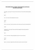 ISA Certified Arborist - Chapter 1 Exam Questions and Answers  2025&sol;2026 Latest Update 