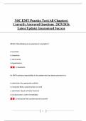 NSC EMT Practice Test &lpar;All Chapters&rpar;  Correctly Answered Questions &vert; 2025&sol;2026  Latest Update&vert; Guaranteed Success