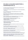 ICS-100&period;C & ICS-200&period;B QUESTIONS & ANSWERS&lpar;RATED A&rpar;