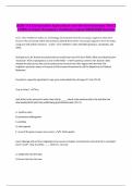 AGN 115 Sustainable Agriculture and the Environment Test 3 &vert; 100&percnt; Correct Answers &vert; Verified &vert; Latest 2025&sol;2026 Version