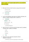 WGU D426 V2 EXAM 2025 WITH ACCURATE SOLUTIONS