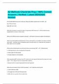 Air Methods Checkride Prep &vert; 100&percnt; Correct Answers &vert; Verified &vert; Latest 2025&sol;2026 Version