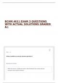 BCHM 4611 EXAM 3 QUESTIONS WITH ACTUAL SOLUTIONS GRADED A&plus;