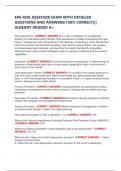 EPA RISK ASSESSOR EXAM WITH DETAILED QUESTIONS AND ANSWERS&lpar;100&percnt; CORRECT&rpar;&vert;&vert; ALREADY GRADED A&plus;
