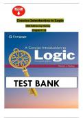 Test Bank For A Concise Introduction to Logic 14th Edition by Patrick J&period; Hurley Chapter 1-14