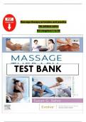 Test Bank - Massage Therapy-Principles and Practice&comma; 7th Edition &lpar;Salvo&comma; 2023&rpar;&comma; Chapter 1-30 &vert; All Chapters