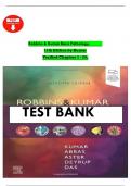 TEST BANK For Robbins & Kumar Basic Pathology&comma; 11th Edition by Vinay Kumar&comma; Abul K&period; Abba&comma; Verified Chapters 1 - 24&comma; Complete Newest Version