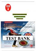 Complete Test Bank Vanders Human Physiology 15th Edition Widmaier Questions & Answers with rationales &lpar;Chapter 1-18&rpar;
