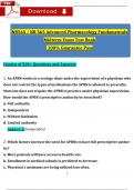 NR 565 Midterm Exam Study Guide &lpar;Latest 2026 &sol; 2027&rpar;&colon; Most Comprehensive Qs & Ans - to Pass the Exam&comma; 100&percnt; Verified