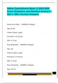 DYSRHYTHMIAS EXAM PACKAGE DEAL QUESTIONS AND VERIFIED DETAILED ANSWERS &vert; 100&percnt; GUARANTEED PASS &vert; ALREADY GRADED A&plus;