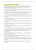 HPRS 3309 Exam Questions and Answers Solved 100&percnt;