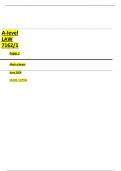 Mark scheme Paper 1&comma;2&comma; 3A AND 3B GUARANTEED  PASS