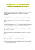 FOA CFOT Certification Exam v11 &vert; 2025 LATEST UPDATED &vert; COMPLETE QUESTIONS AND ANSWERS &vert; GRADED A&plus;