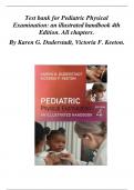 Test Bank- Pediatric Physical Examination&colon; An Illustrated Handbook 4th Edition &lpar;Karen G&period; Duderstadt&comma; 2025&rpar; Latest Edition&vert;&vert; All Chapters