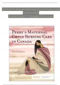 TEST BANK For Maternal Child Nursing Care 3rd Canadian Edition By Keenan Lindsay &vert; Verified Chapter's 1 - 25 Updated 2023&vert; Complete