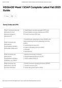 NSG6430 Week 1 SOAP Complete Latest Fall  2025 Guide&period;