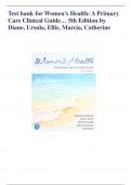 Test Bank for Women's Health&colon; A Primary Care Clinical Guide 5th Edition &period;&period;&period;Latest 2024