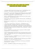 CERTIFIED NEPHROLOGY NURSE STUDY EXAMS WITH VERIFIED QUESTIONS AND ANSWERS