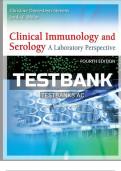 Test Bank for Clinical Immunology and Serology a Laboratory Perspective 4th Edition By Christine Dorresteyn Stevens Linda E&period; miller Chapter 1-24 Latest Guide 