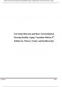 Test Bank For Ebersole and Hess- Gerontological Nursing & Healthy Aging&comma;2024 &lpar;5th Canadian Edition&rpar;&comma;