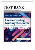 Upload documents Describe documents Publish Earn Test Bank For Understanding Nursing Research Building an Evidence-Based Practice&comma; 8th Edition By