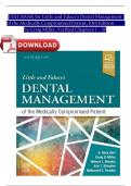 TEST BANK For Little and Falace's Dental Management of the Medically Compromised Patient&comma; 10th Edition by Craig Miller&comma; Verified Chapters 1 - 30&comma; Fully Covered Complete Newest Version