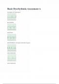 Basic Dysrhythmia Assessment A