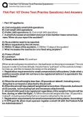 FAA Part 107 Drone Test &lpar;Practice Questions&rpar; And Answers