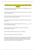 PSY 3213 Exams bundle-Questions with 100&percnt; Verified Answers