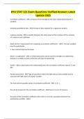 BYU STAT 121 Exam Questions Verified Answers Latest Update 2025
