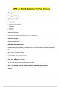 STAT 121 Test 2 Questions Verified Answers