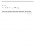 TEST BANK Canadian Fundamentals of Nursing Patricia A&period; Potter&comma; Anne Griffin Perry&comma; Patricia A&period; Stockert&comma; Amy Hall&comma; Barbara J&period; Astle & Wendy Duggleby &vert;&vert;LATEST EDITION