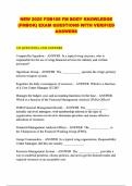 NEW 2025 FOB105 FM BODY KNOWLEDGE &lpar;FMBOK&rpar; EXAM QUESTIONS WITH VERIFIED ANSWERS