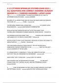 S 12 CITYWIDE SPRINKLER SYSTEMS EXAM 2025 &vert; ALL QUESTIONS AND CORRECT ANSWERS &lpar;ALREADY GRADED A&plus;&rpar; &vert; VERIFIED ANSWERS &vert; LATEST EXAM
