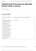 NSG6420 Week 10 Final Exam Fall&lowbar;2025  100&percnt; Graded&period;&sol; Grade A&plus; Assured