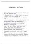 Progressive Care RN A