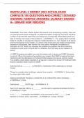 DANTE LEVEL 3 NEWEST 2025 ACTUAL EXAM  COMPLETE 100 QUESTIONS AND CORRECT DETAILED  ANSWERS &lpar;VERIFIED ANSWERS&rpar; &vert;ALREADY GRADED  A&plus; &lpar;BRAND NEW VERSION&excl;&rpar;  SCENARIO&colon; You have a Dante system that seems to be functioning correctly&comma; there are  no external word 