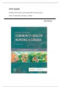 Test Bank&comma; Stanhope and Lancasters Community Health Nursing in Canada&comma; 4th Edition&comma; MacDonald