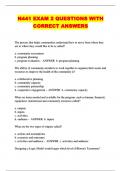 N441 EXAM 2 QUESTIONS WITH CORRECT ANSWERS