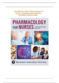 Test Bank For Pharmacology for Nurses A Pathophysiologic Approach 7th Edition By Michael