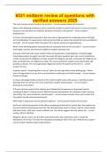 6531 midterm review of questions with  verified answers 2025