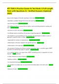ATI TEAS 6 Practice Exams & Test Bank&colon; 6 Full-Length Tests with Questions A&plus; Verified Answers &lpar;Updated 2025&rpar;